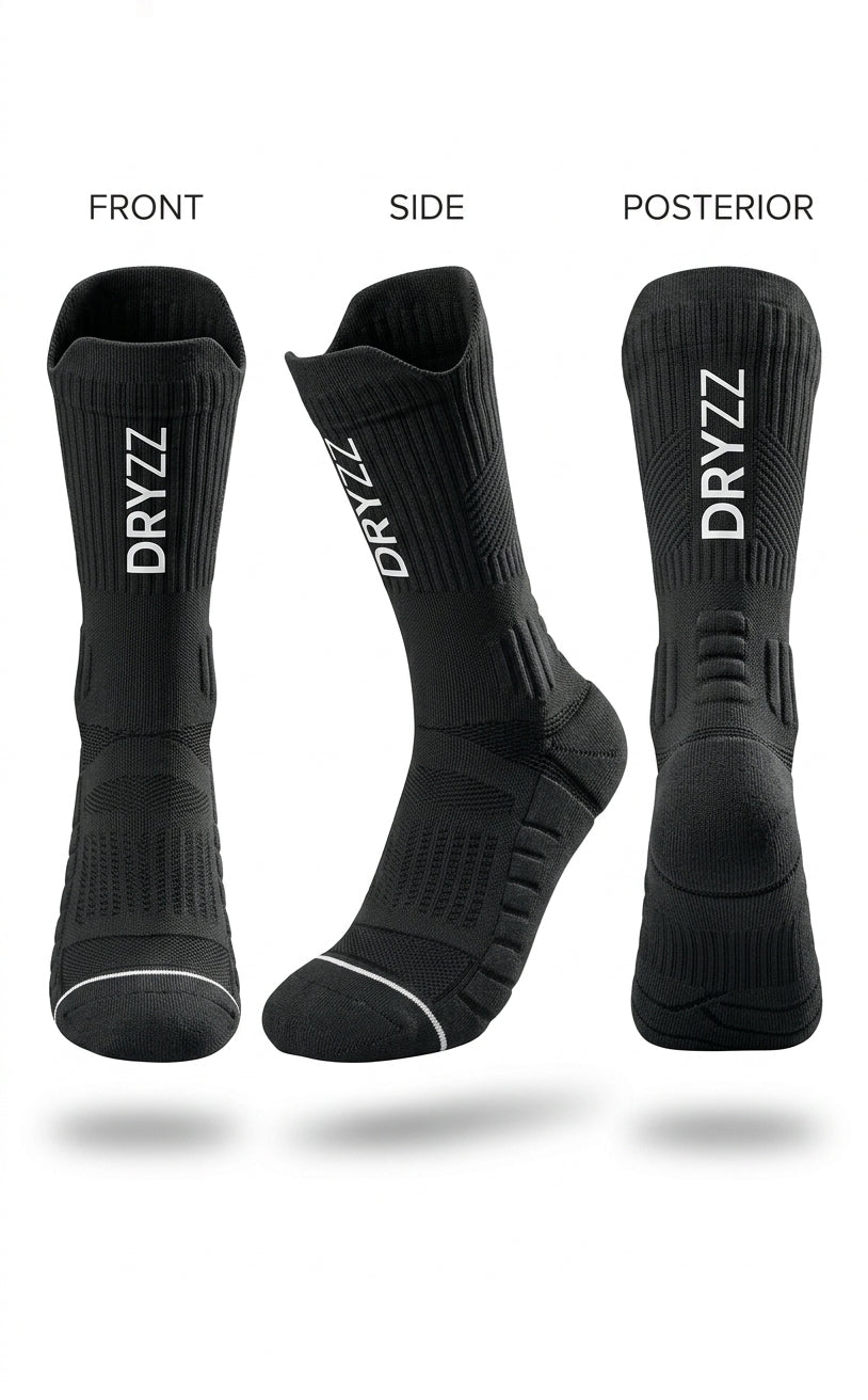 Dryzz Calcetín Running Crew Black