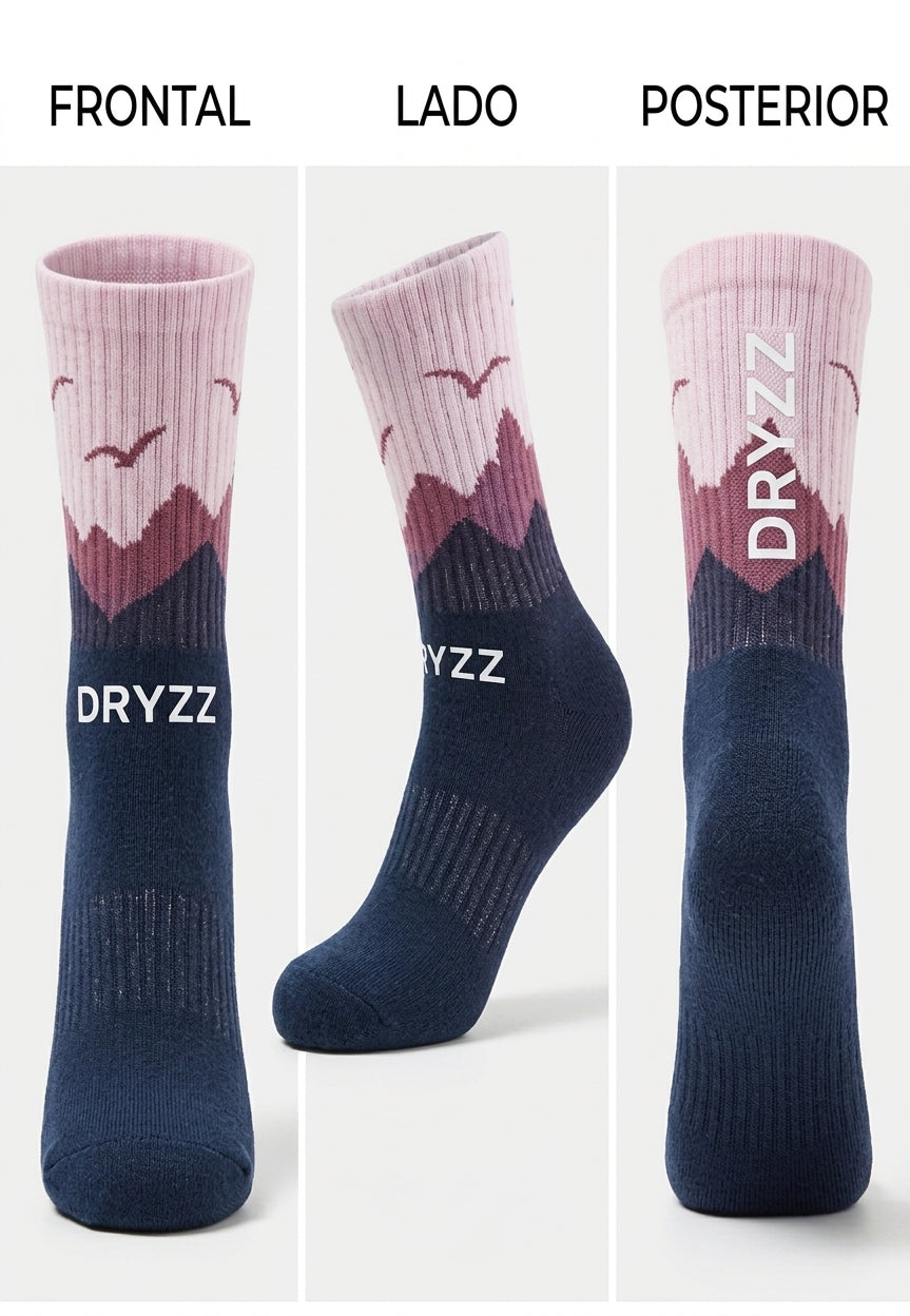 Dryzz Calcetín Merino Trekking Puño Rib