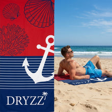 Dryzz Toalla XXL 180×180 — Microfibra para playa y suelo